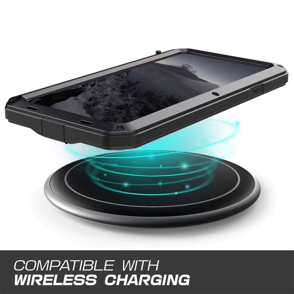 Metal Case, Heavy Duty Shockproof Tough Rugged Case with Built-in Glass Screen Protector, 360 Full Body DustProof Protective Cover for iPhone 15/14/13/12/11 Pro Max/15 Plus/14 Plus/12 Mini/13 Mini/XR/XS Max/X/XS/SE 2022/SE 20