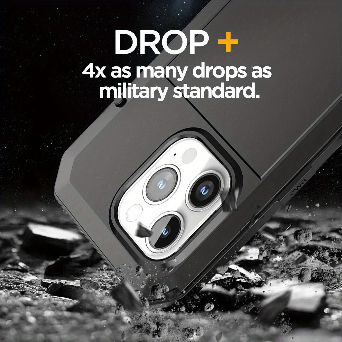 Metal Case, Heavy Duty Shockproof Tough Rugged Case with Built-in Glass Screen Protector, 360 Full Body DustProof Protective Cover for iPhone 15/14/13/12/11 Pro Max/15 Plus/14 Plus/12 Mini/13 Mini/XR/XS Max/X/XS/SE 2022/SE 20