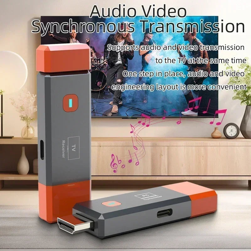 1080P 50M Wireless HDMI Video Receiver Transmitter Extender Adapter TV