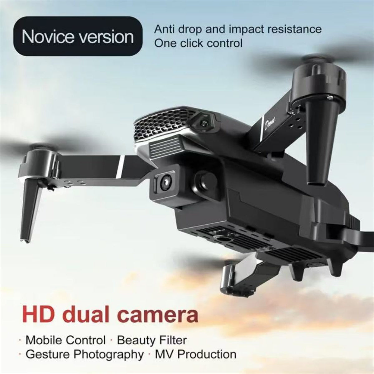 SkyCapture™ – Foldable Smart Camera Drone with 1 Battery (US
